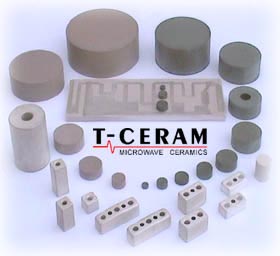 Ceramic resonators substrates and filters